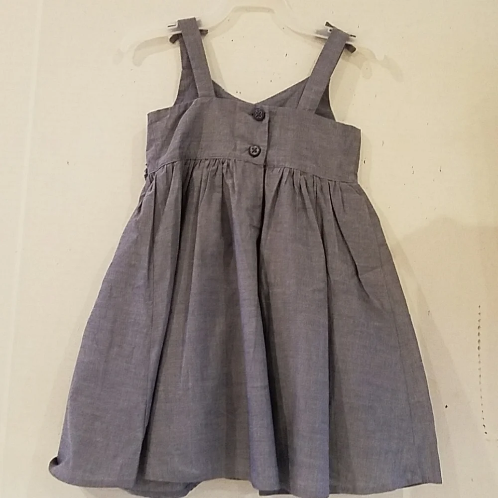NEW - JANIE AND JACK DENIM BLUE SUNDRESS